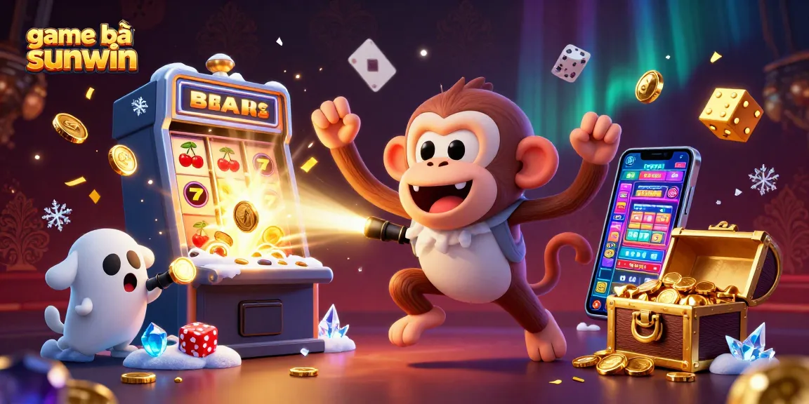 Engage in game bài sunwin action amidst vibrant casino adventure with dynamic characters and spectacular jackpots.
