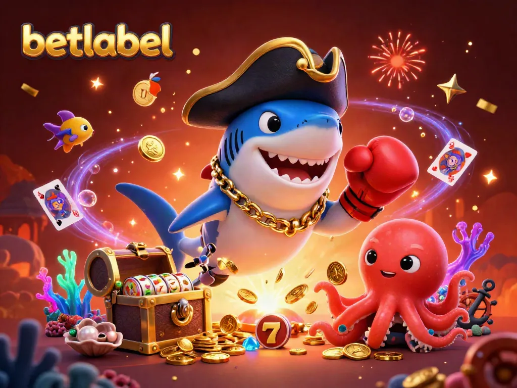 Engage with betlabel's exciting gameplay amidst vibrant underwater treasures and dynamic characters.