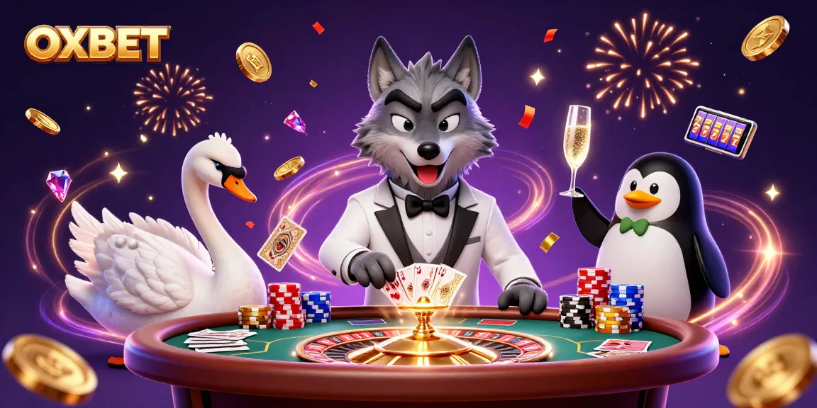 Experience thrilling gameplay at OXBET with captivating characters, gold coins, and casino elements